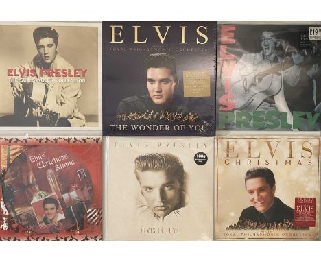 ELVIS PRESLEY - COMPILATIONS/LATER RELEASES - LPs. Mega collection of 41 x (predominantly) LPs consisting of comps/later rele