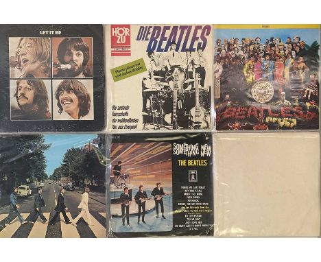 THE BEATLES - OVERSEAS PRESSINGS - LP COLLECTION. Stunning collection of 33 x (almost entirely) LPs, which are mainly re-issu