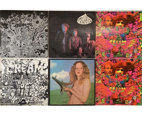 CREAM AND RELATED - LP/ 7" PACK. A wonderful selection of 10 LPs &amp; 1 7" single by legendary 60s rock trio Cream and relat