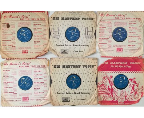 ELVIS PRESLEY - UK 10" 78RPM COLLECTION. Well presented collection of 11 x original UK 10" 78RPM recordings from Elvis. Title