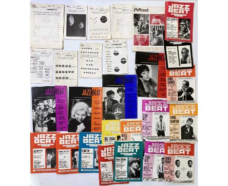 20 issues Jazzbeat magazine with adverts for Marquee club monthly listings. Artists billed inc: The Who, Yardbirds, Brian Aug