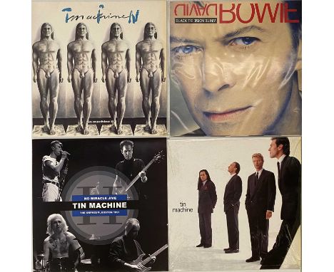 DAVID BOWIE / TIN MACHINE - LP COLLECTION  - INCLUDES RARITIES. Stunning pack of 4 x LPs. Titles include David Bowie - Black 
