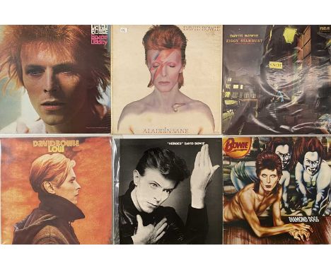 DAVID BOWIE - LP COLLECTION. An extensive collection of 28 LPs by British rock legend David Bowie, including a smattering of 