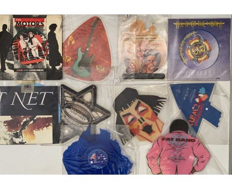 ROCK / POP - 7" / 10" / PICTURE / SHAPED DISCS COLLECTION. Impressive collection of around 59 x 7" / 10" / Picture Discs. Tit