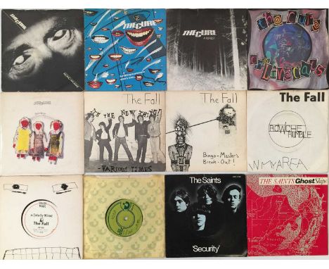 PUNK/ WAVE - 7" COLLECTION. A wonderful collection of 75 7" singles. Artists/ titles include The Cure inc Killing An Arab, Ju
