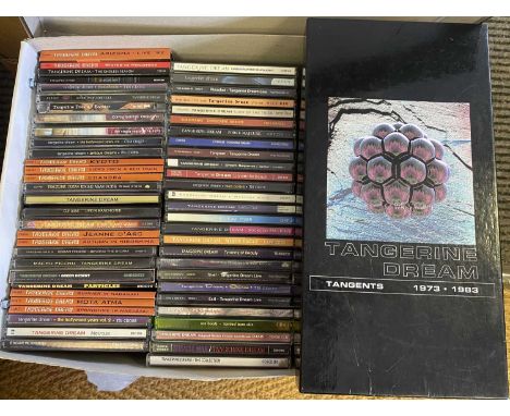 TANGERINE DREAM - CD COLLECTION. A fantastic collection of around 55 x CDs. This lot also contains the amazing 'Tangents' Box