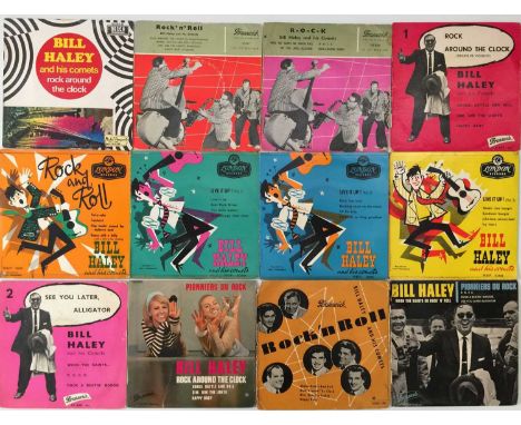 BILL HALEY - FRENCH EPs. Rip It Up with these 24 x original French title EPs! Titles include Rock Around The Clock (inc. Decc