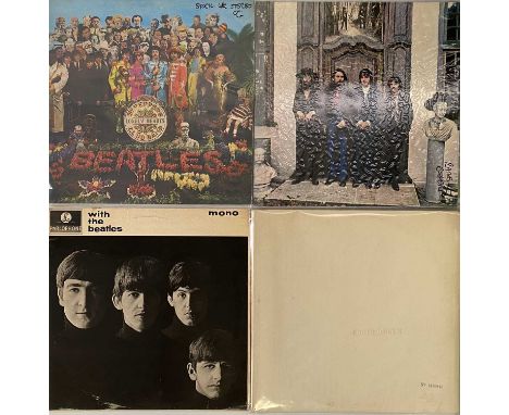 THE BEATLES - UK LP PACK. A smashing selection of 4 LPs by the fab four. Titles include Hey Jude (CPCS 106, UK export pressin