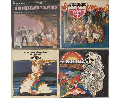 THE STRAWBERRY ALARM CLOCK - LP RARITIES. Lovely pack of 4 x LPs. Titles include Incense and Peppermints (1967 OG UK Mono Pre