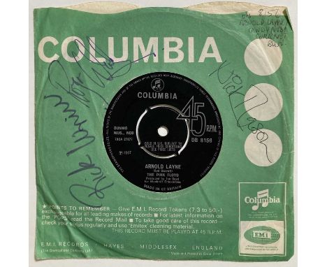 A copy of Pink Floyd - Arnold Lane (DB 8156, 1st, push through. Ex+ with only a very wispy mark to side B and light spindle m