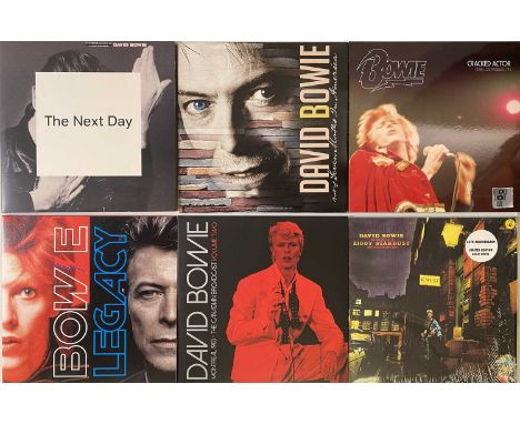 DAVID BOWIE - 2010's ONWARDS PRESSINGS / TITLES. Fantastic pack of 11 x LPs. Titles include Bowie - Cracked Actor Live Los An