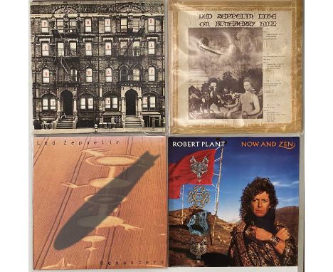 LED ZEPPELIN &amp; RELATED - LPs. Wicked set of 4 x LPs from Led Zep and Robert Plant. Titles are Remasters (ltd edition quic