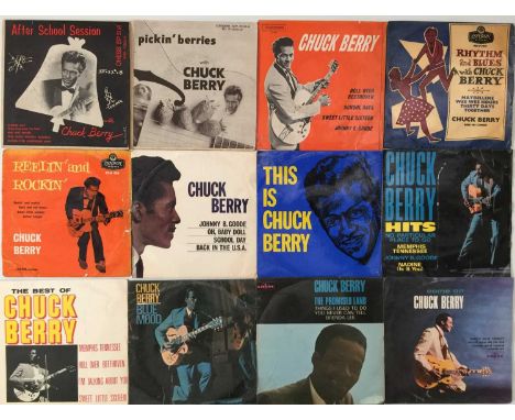 CHUCK BERRY - EP COLLECTION. Hot collection of 17 x original title EPs featuring Buddy Holly including scarce original UK and
