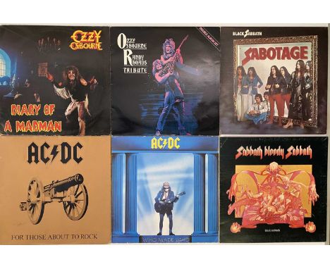 HEAVY ROCK/ METAL - LP COLLECTION. A smashing selection of 25 heavy/ rock LPs. Artists/ titles include Black Sabbath inc Sabo