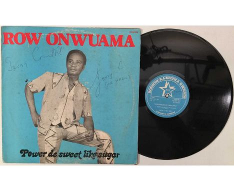 ROW ONWUAMA - POWER DE SWEET LIKE SUGAR LP (NIGERIA - ROEDITH/RAEDITHA ROED 001). Hot Nigerian Afrobeat rarity from Row Onwua