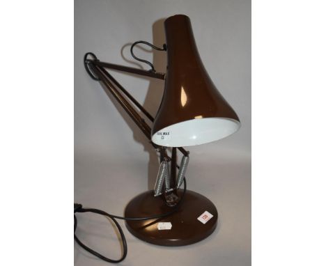 A mid century Anglepoise model 90 adjustable lamp.