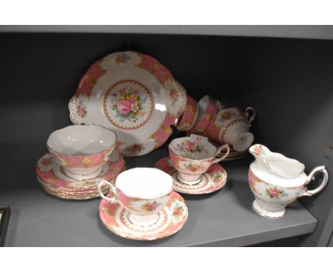 A Royal Albert Lady Carlyle pattern part tea service.
