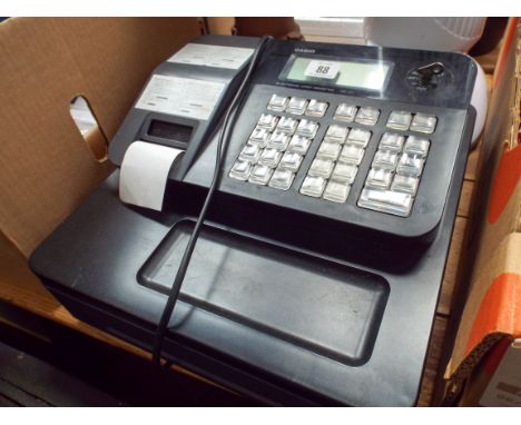 A Casio cash register 