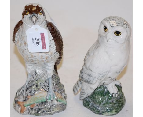 A Beswick Osprey ceramic Beneagles blended scotch whisky decanter; together with one other Snowy Owl for Whyte & Mackay scotc