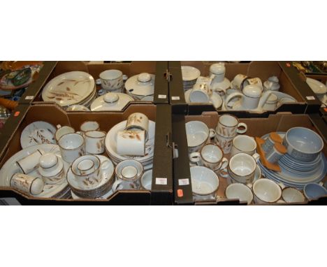 An extensive Midwinter studio ware tea and dinner service; together with a part Hornsea dinner service (4 boxes)
