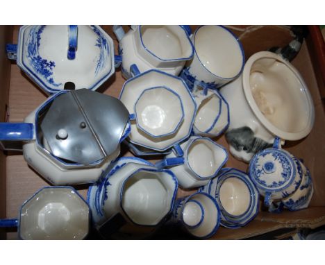 A Royal Doulton part tea and dinner service in the Norfolk pattern