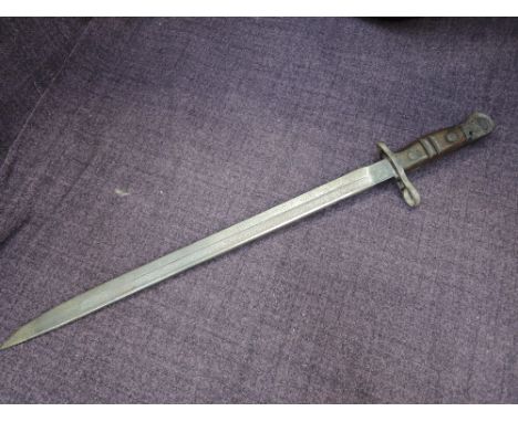 A Remington U.S. Enfield, model 1917 bayonet, no scabbard