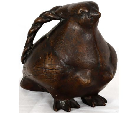 GERNOT RUMPF  Kaiserslautern 1941 - tätig in Neustadt/Weinstr.: Elwetritsche - Spitzmaus auf Apfel - Weinbergschnecken auf Sä