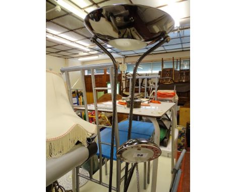 Metal uplighter with reading light E/T