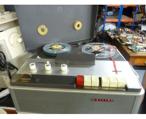 Vintage Phillips reel to reel tape recorder