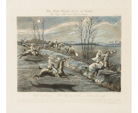                     ALKEN,             Henry Thomas(1785 London - 1851 London)    "The first Steeple-Chace on Record"    4 ha