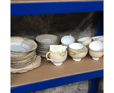 A 39 Piece vintage Paragon floral design tea set. 