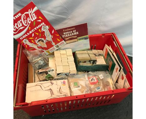 A Large collection of vintage cigarette cards to include Wills, Gold flake cigarette packets [containing cards]Ogden's cigare