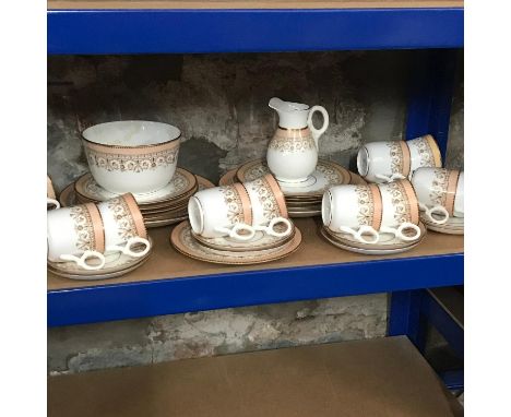 A 37 Piece Vintage Aynsley tea set. Rd No 36343 