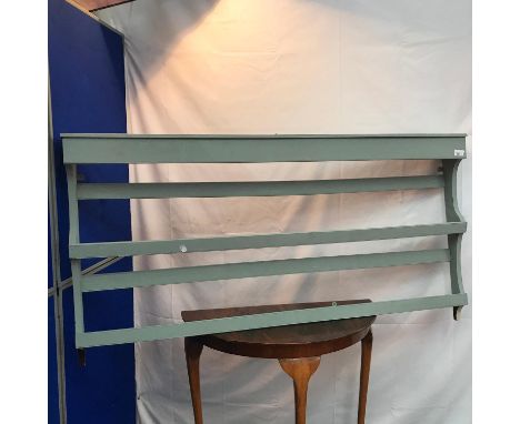 A Large two tier wall shelf. Measures 71x139x13cm 