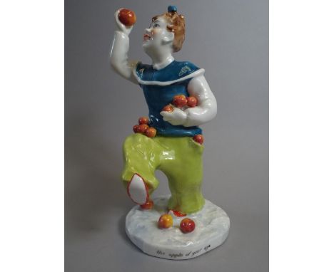 A Royal Worcester Figure, Chinese Sayings Series by Agnes Pinder Davis, 'The Apple of Your Eye' No 3497