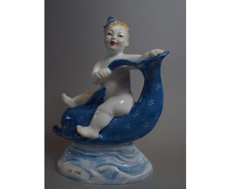 A Royal Worcester Figure, Chinese Sayings Series by Agnes Pinder Davis, 'Joy Ride' No 3496