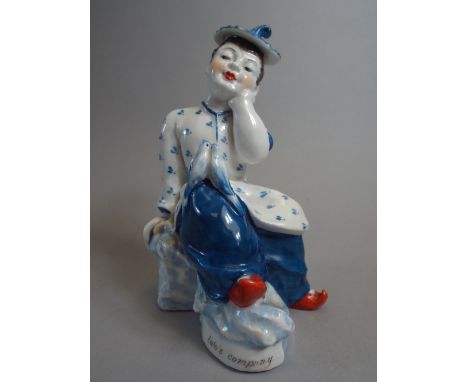 A Royal Worcester Figure, Chinese Sayings Series by Agnes Pinder Davis, 'Two's Company' No3499