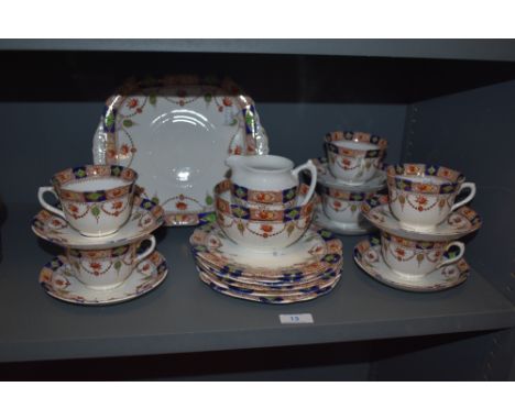 A part tea service by Doric bone China Longton
