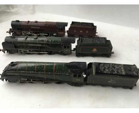 Hornby Dublo , The Silver king engine and tender, The Duchess of Montrose engine and tender and The Duchess of Atholl engine 