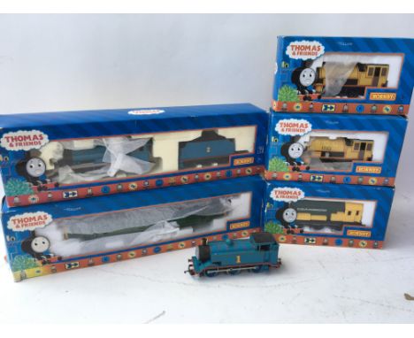 Thomas the Tank engine 00 gauge boxed engines and an unboxed Thomas