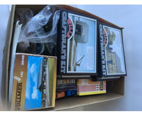 A collection of 00/H0 scale trains, trackside, wagons and kits etc