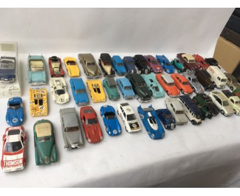 A collection of loose diecast which includes Solido, Norev etc