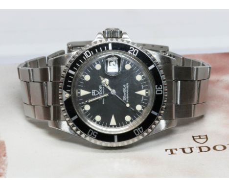A Rolex Tudor Prince Oysterdate Submariner, circa 1995, ref. 79090, case diameter 40mm, stainless steel case and strap, with 