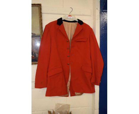 A gentleman's red hunting jacket