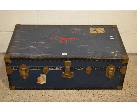 Vintage trunk marked H C Watkins