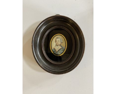 A group of three portrait miniatures
A copy of an Andrew Plimmer self-portrait, a gentleman in military uniform and a naval o
