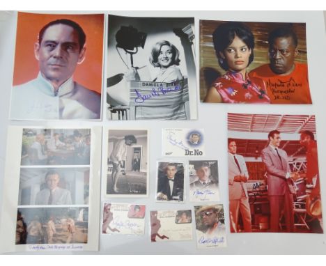 AUTOGRAPHS: JAMES BOND: FROM RUSSIA WITH LOVE and DR NO: A group of autographs - mainly signed photographs to include: DANIEL