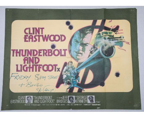 Group of 8 x Folded Film Posters:  4 x UK Quads: THE COMPUTER WORE TENNIS SHOES (1969), BROTHER FROM ANOTHER PLANET (1984), W