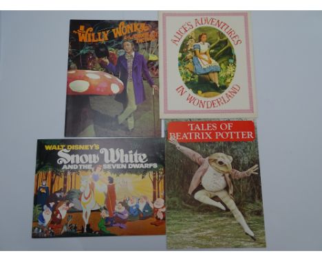 A SELECTION OF Vintage Movie Souvenir Program Books for a variety of FAMILY films: ALICE'S ADVENTURES IN WONDERLAND (1972); (