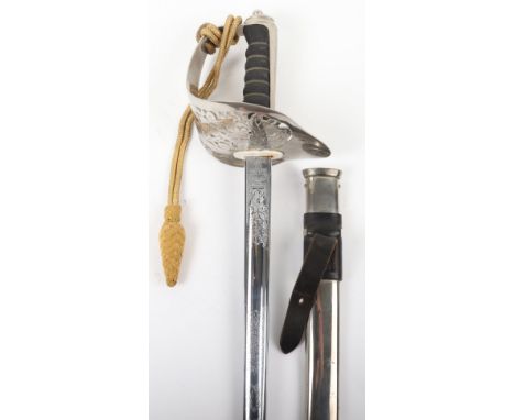Wilkinson Made 1897 Pattern Infantry Officers Sword for Saudi Forces, regulation blade by Wilkinson No. 111982, etched with s